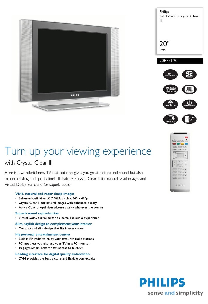 Philips 20PF5120 User manual