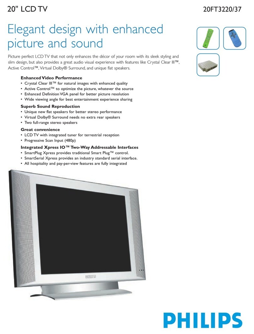 Philips 20FT3310 User manual