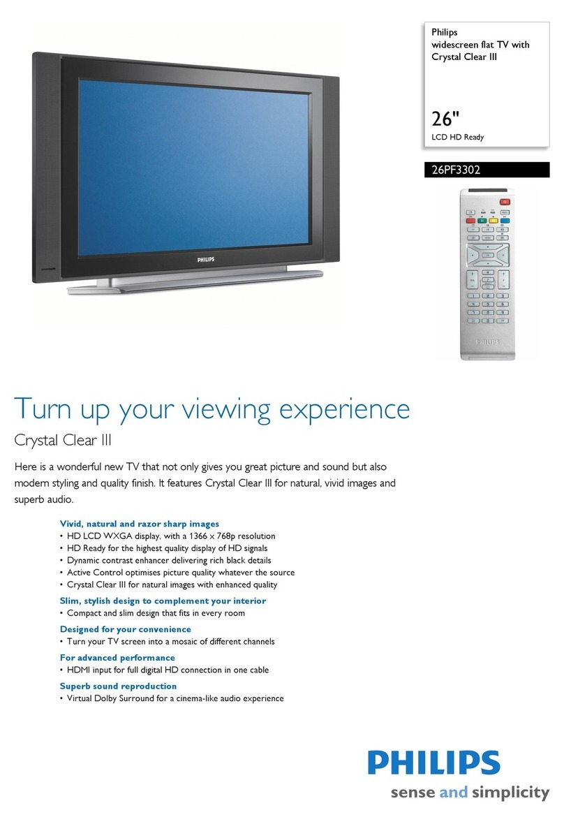 Philips 26PF3302 brochure