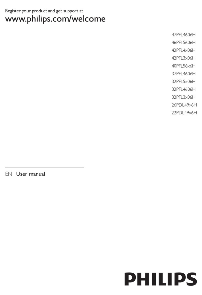 Philips DesignLine 26PDL4906H User manual