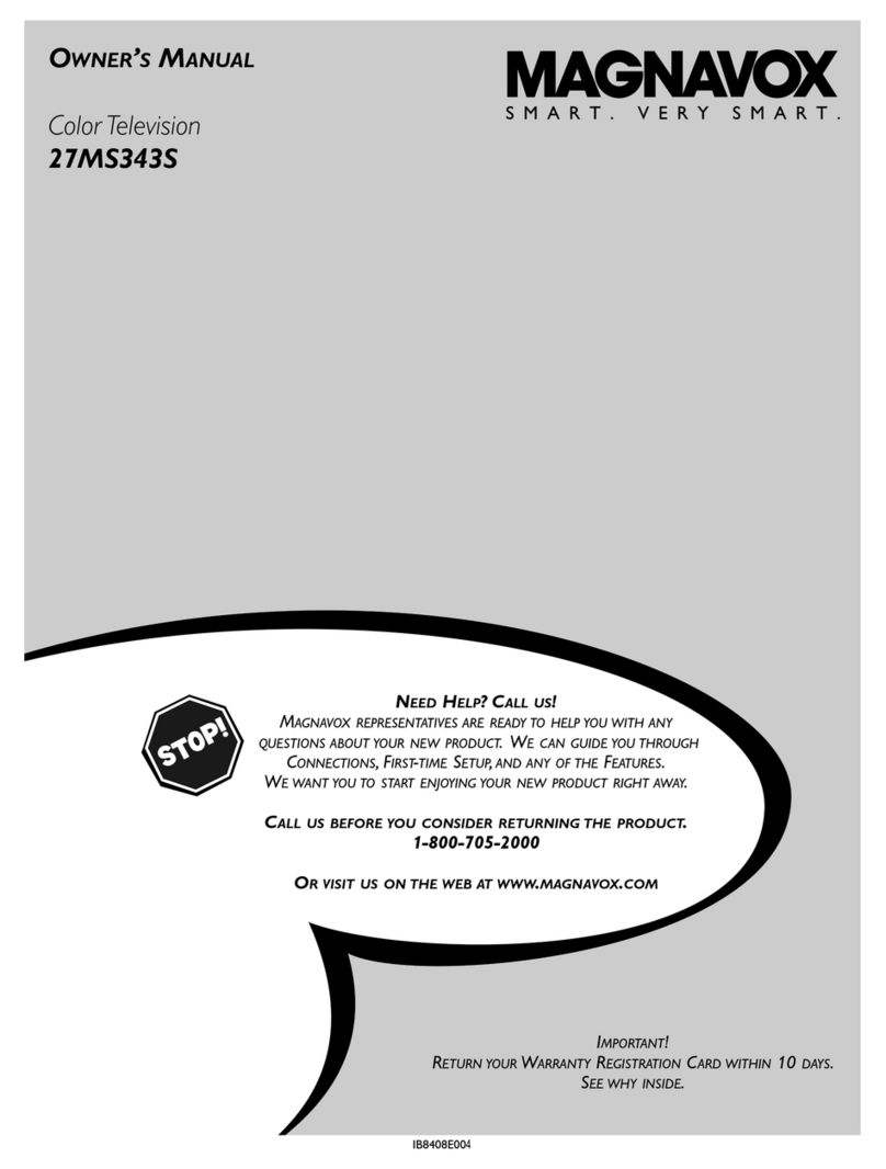 Magnavox 27MS343S User manual