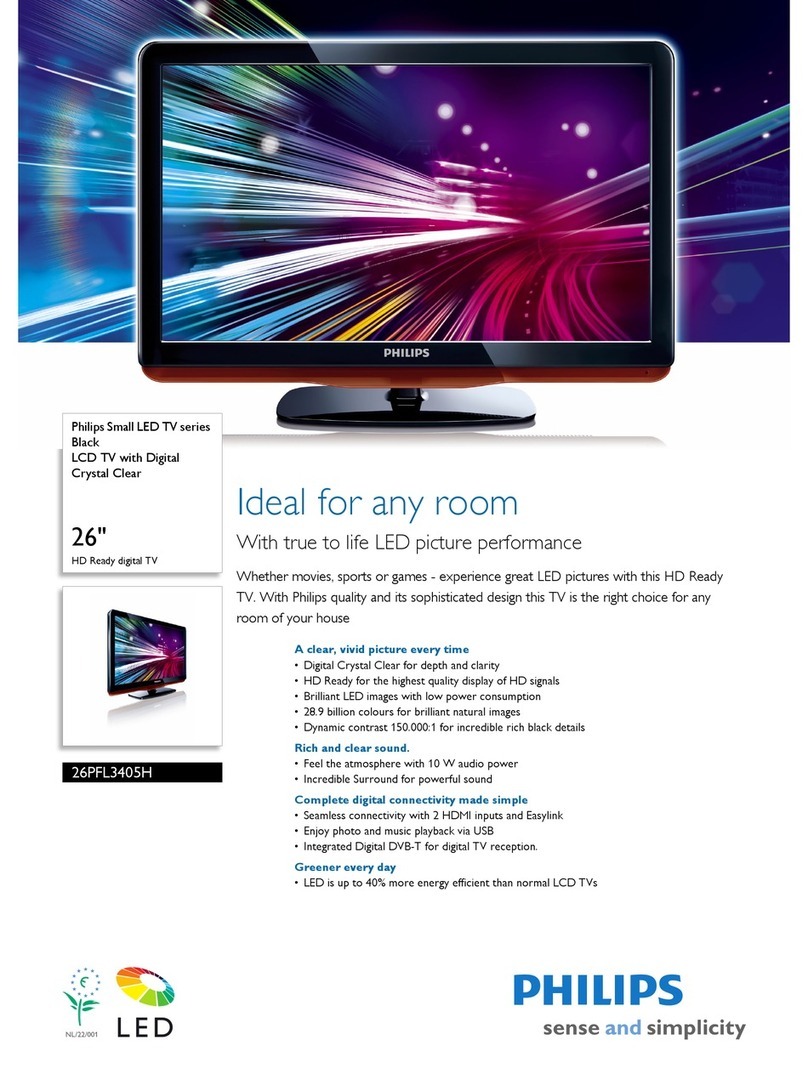 Philips 26PFL3405H brochure