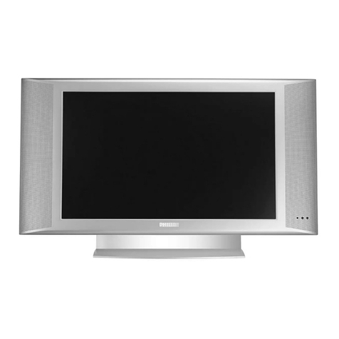 Philips 26-LCD HDTV MONITOR FLAT TV CRYSTAL CLEAR III... User manual