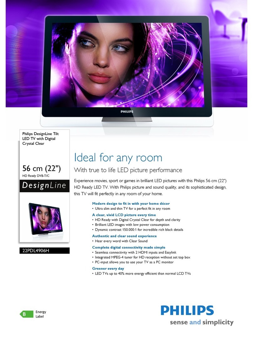 Philips DesignLine 22PDL4906H brochure