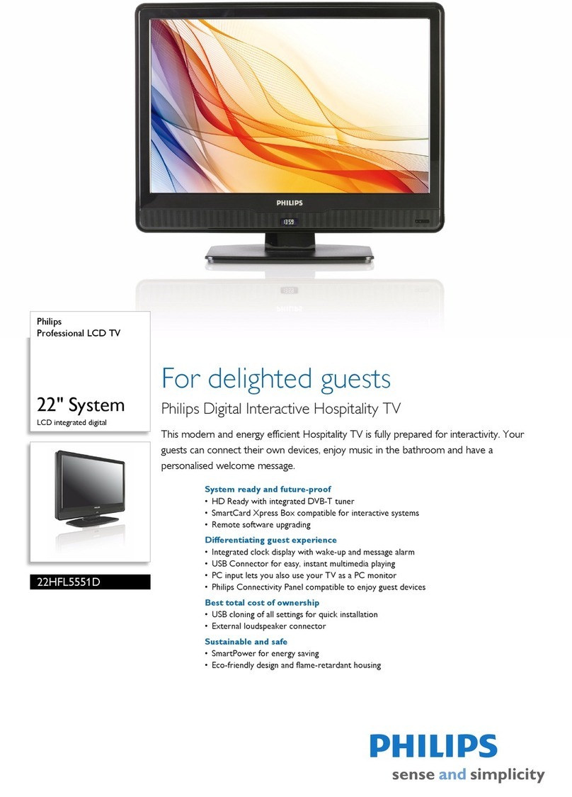 Philips 22HFL5551D User manual