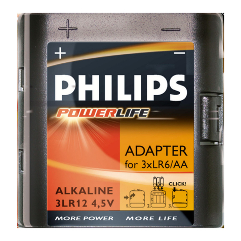Philips PowerLife 3LR12PBXC User manual Philips PowerLife 3LR12PBXC User manual