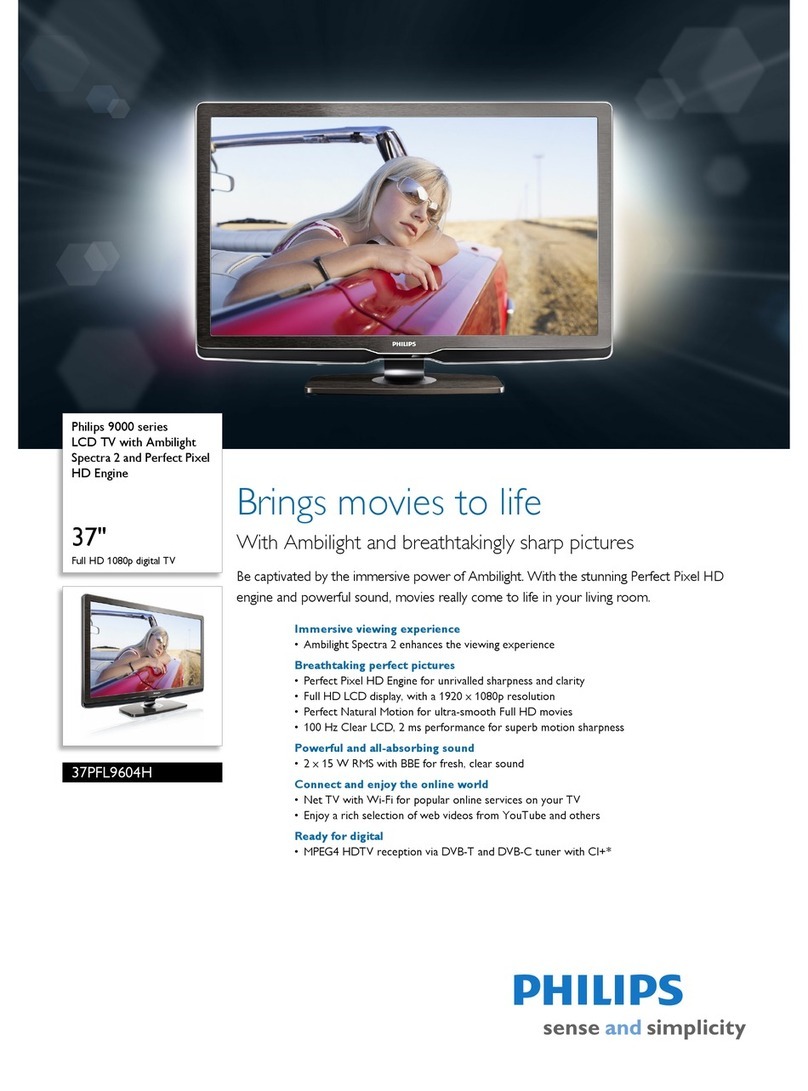 Philips 37PFL9604H User manual