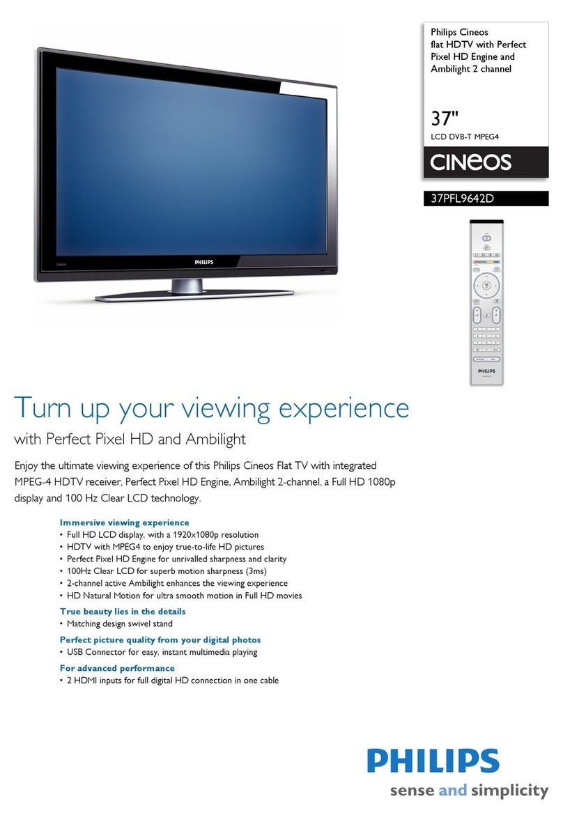 Philips Cineos 37PFL9642D brochure