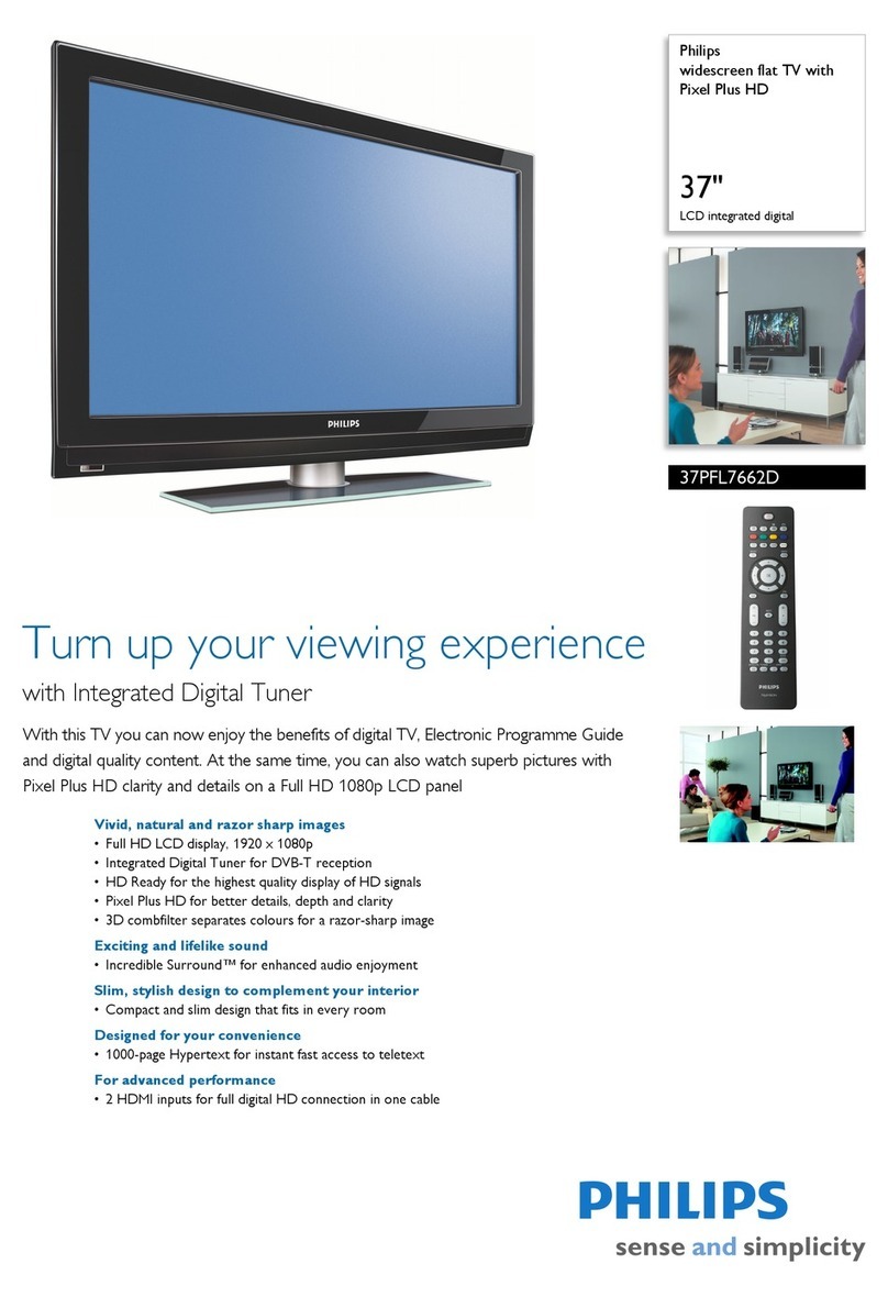 Philips 37PFL7662D Specifications