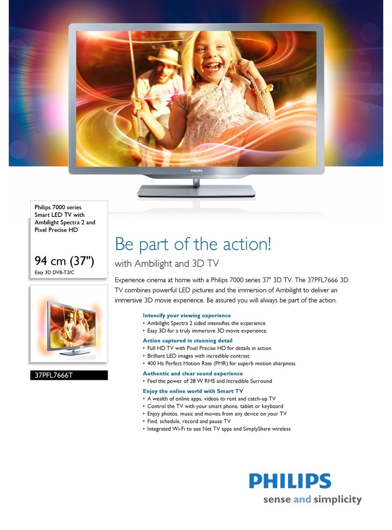 Philips 37PFL7666T User manual
