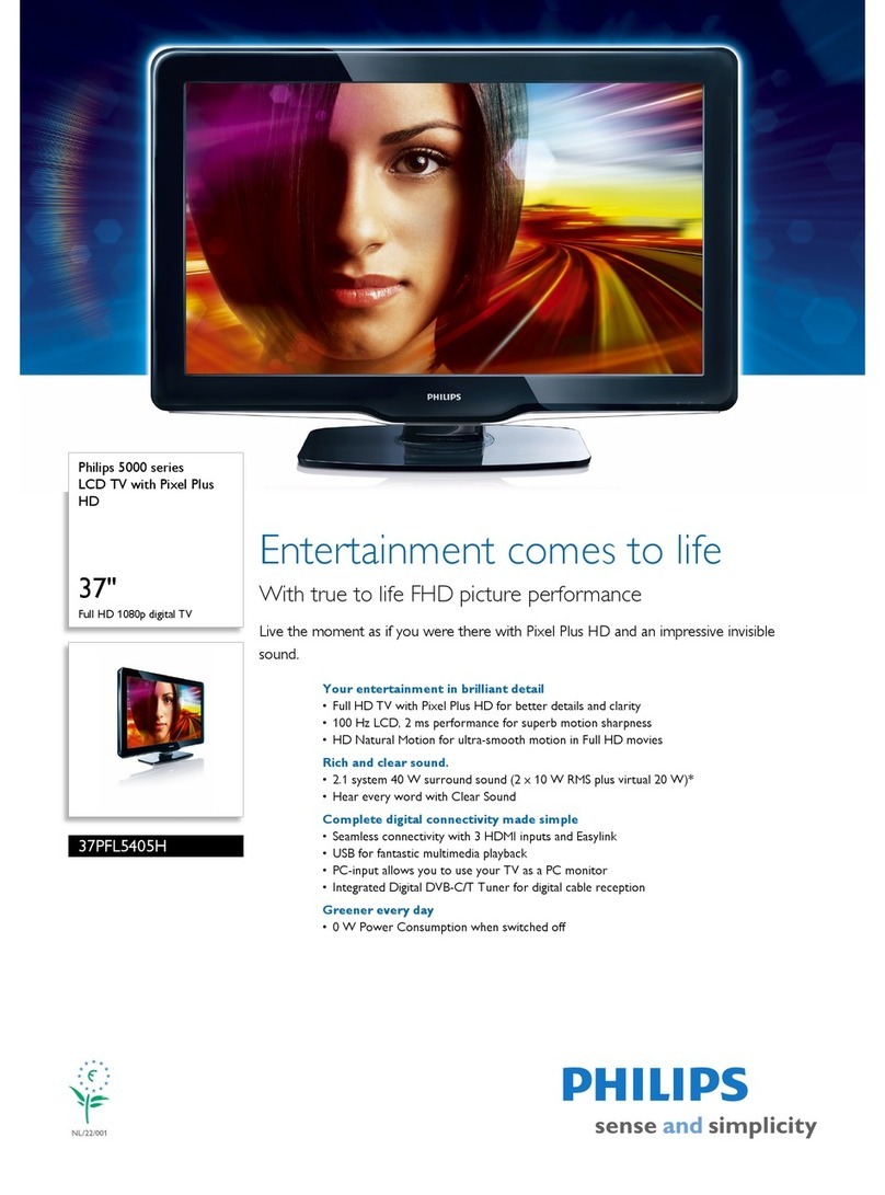 Philips 37PFL5405H User manual