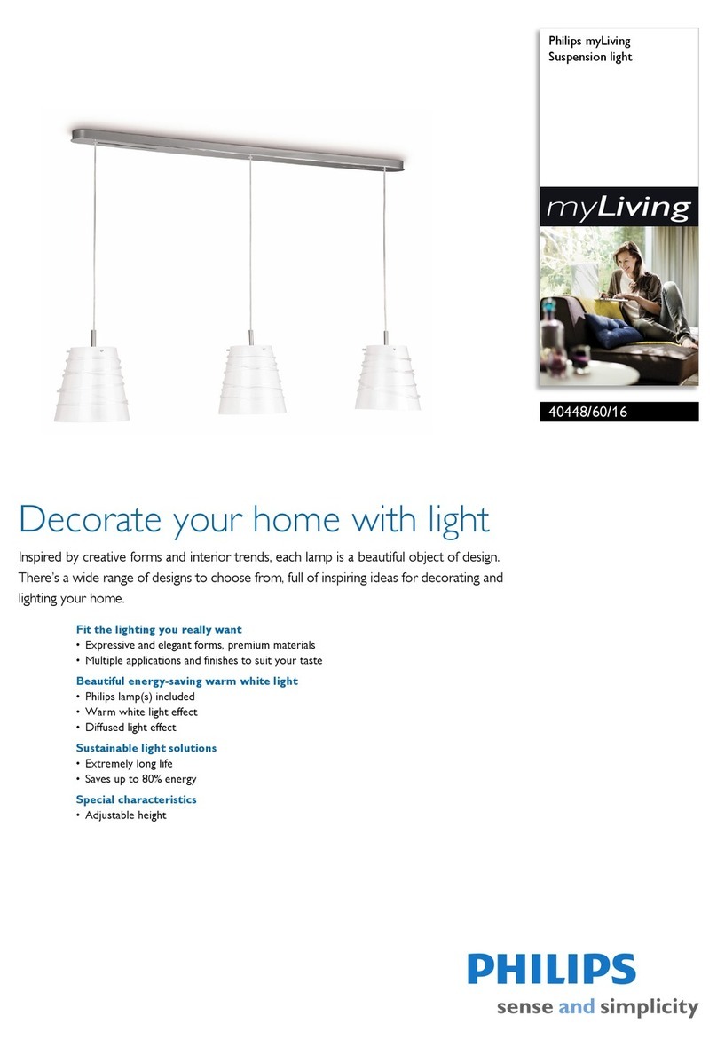 Philips myLiving 40448/60/16 Specification sheet