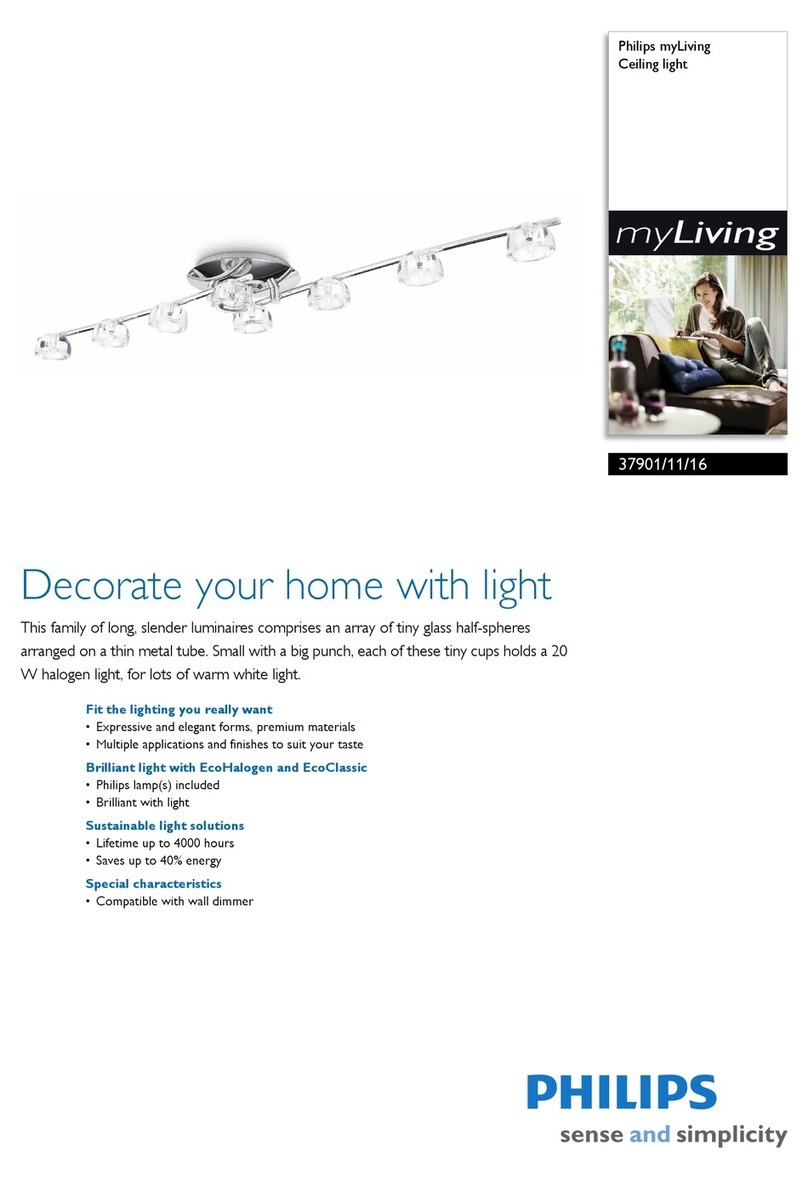 Philips myLiving 37901/11/16 Specification sheet