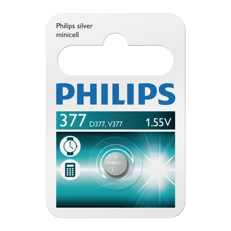 Philips 377 User manual