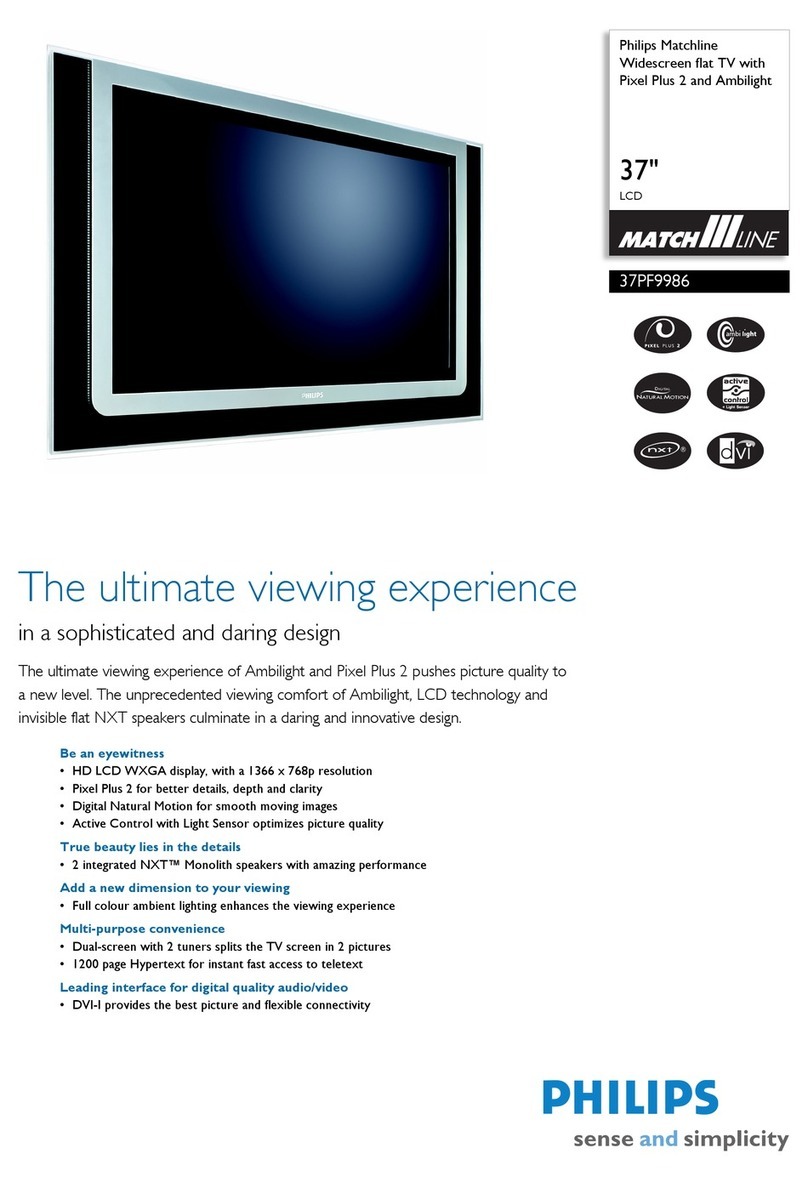 Philips 37PF9986 brochure