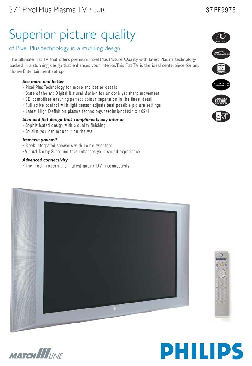 Philips 37PF9975 User manual
