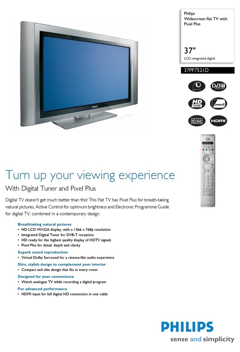 Philips 37PF7521D User manual