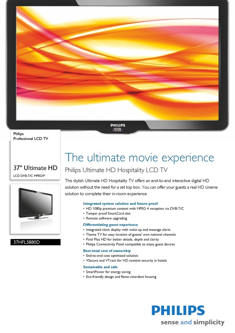 Philips 37HFL5880D User manual