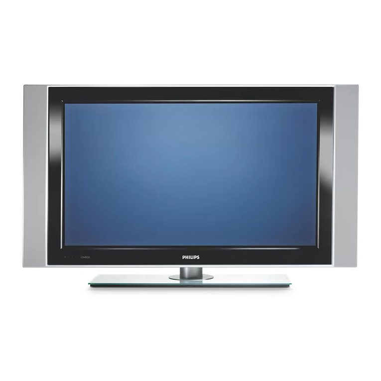 Philips 42-LCD FLAT HDTV PIXEL PLUS 2 HD 42PF9830A - Hook Up... User manual