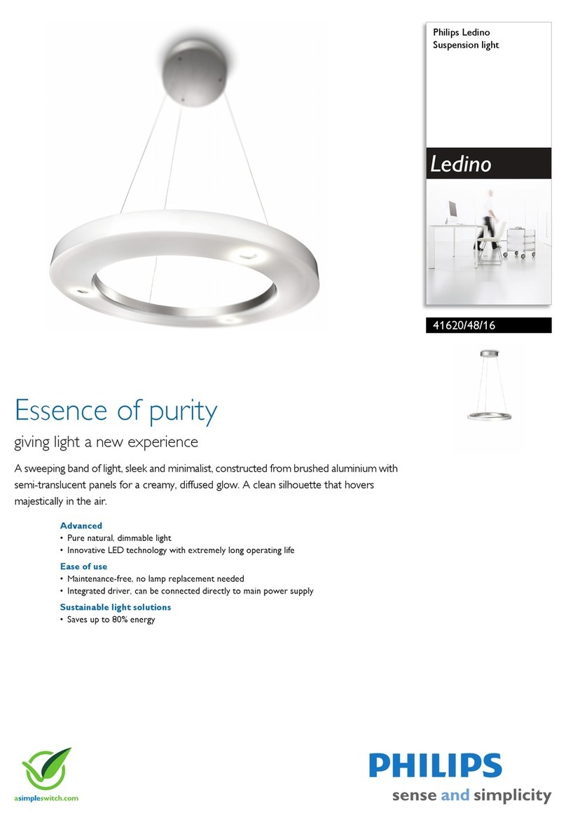 Philips Ledino 41620/48/16 User manual
