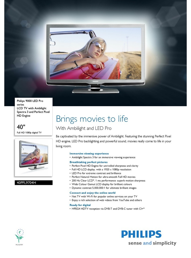 Philips 40PFL9704H User manual