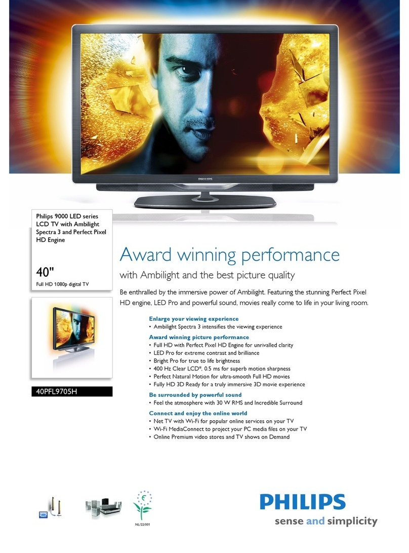 Philips 40PFL9705H User manual