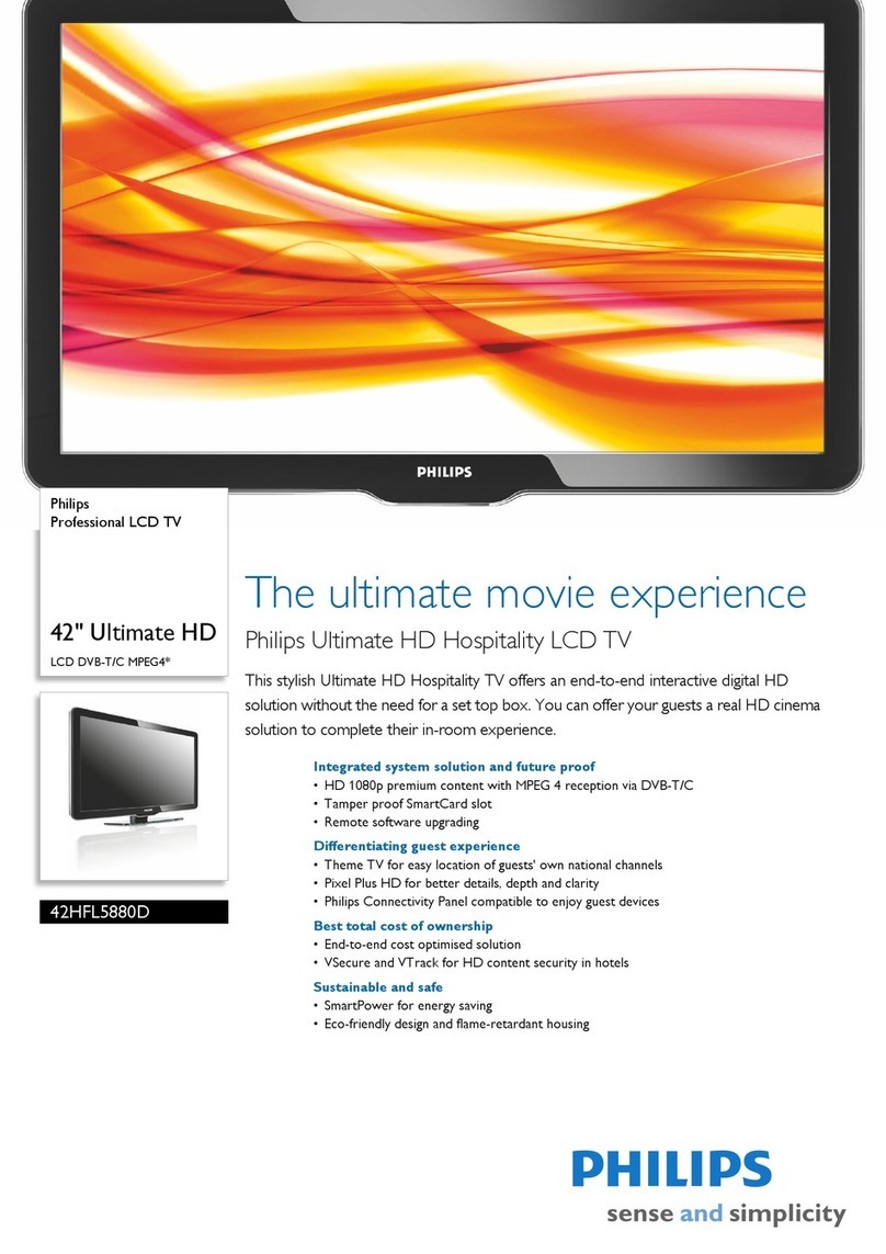 Philips 42HFL5880D User manual