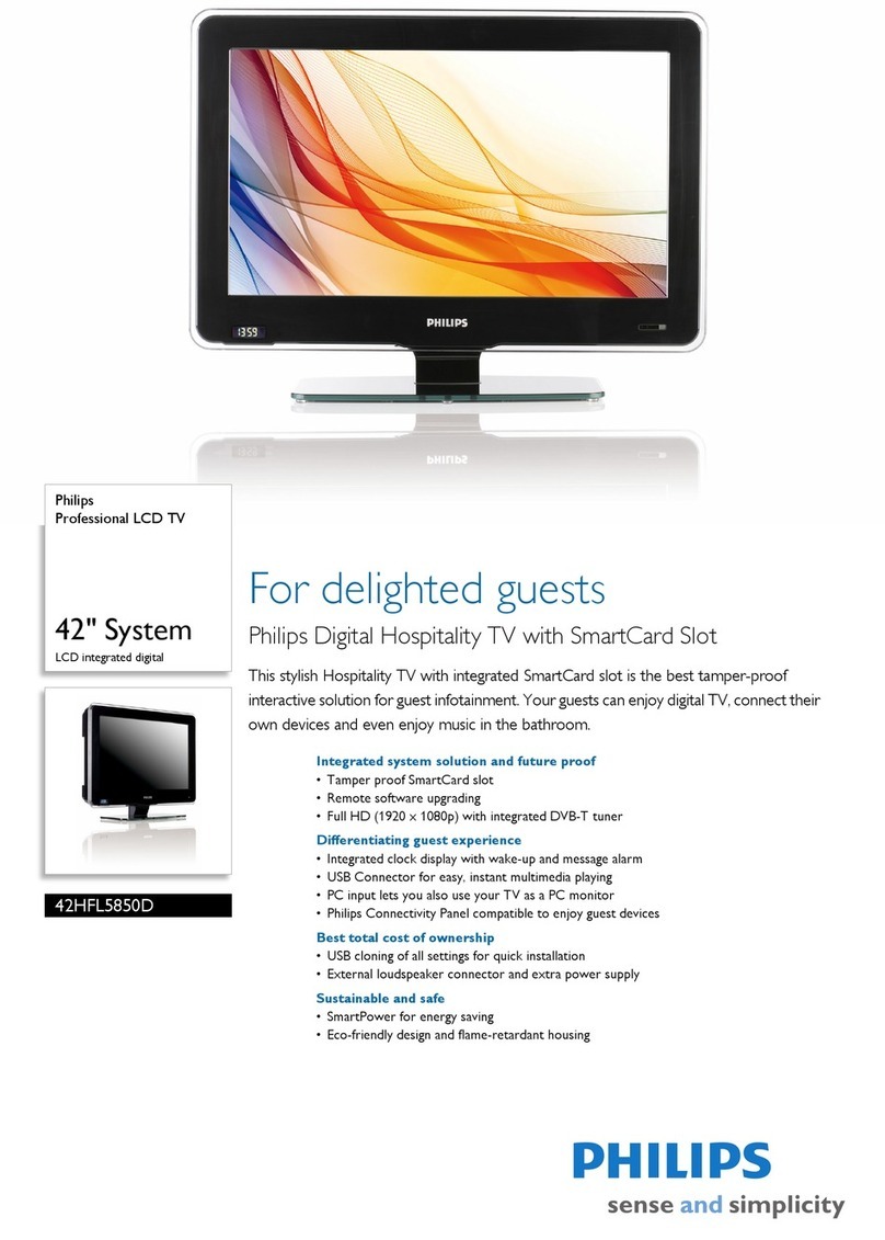 Philips 42HFL5850D User manual