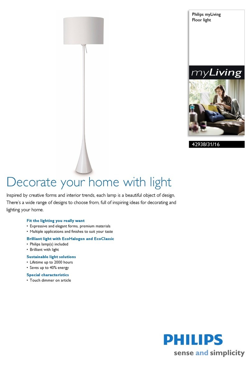Philips myLiving 42938/31/16 Specification sheet