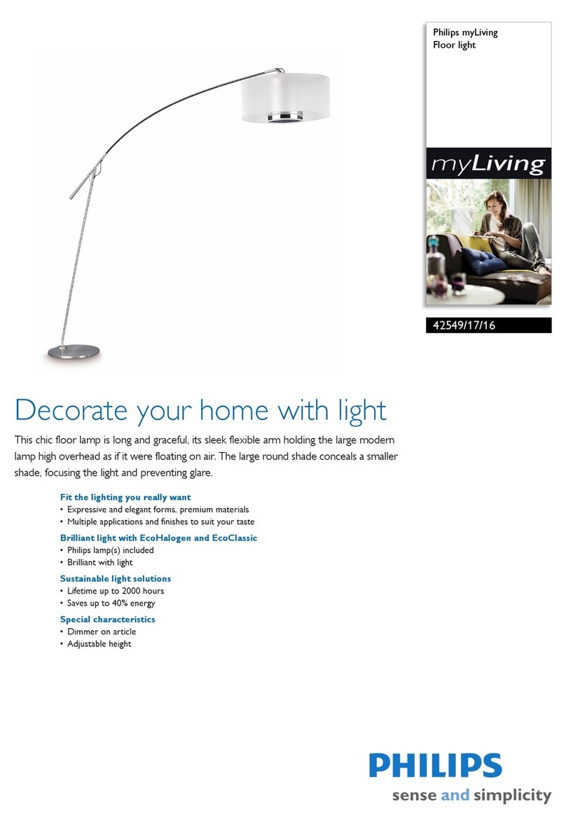Philips myLiving 42549/17/16 Specification sheet
