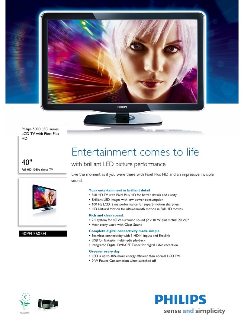 Philips 40PFL5605H User manual