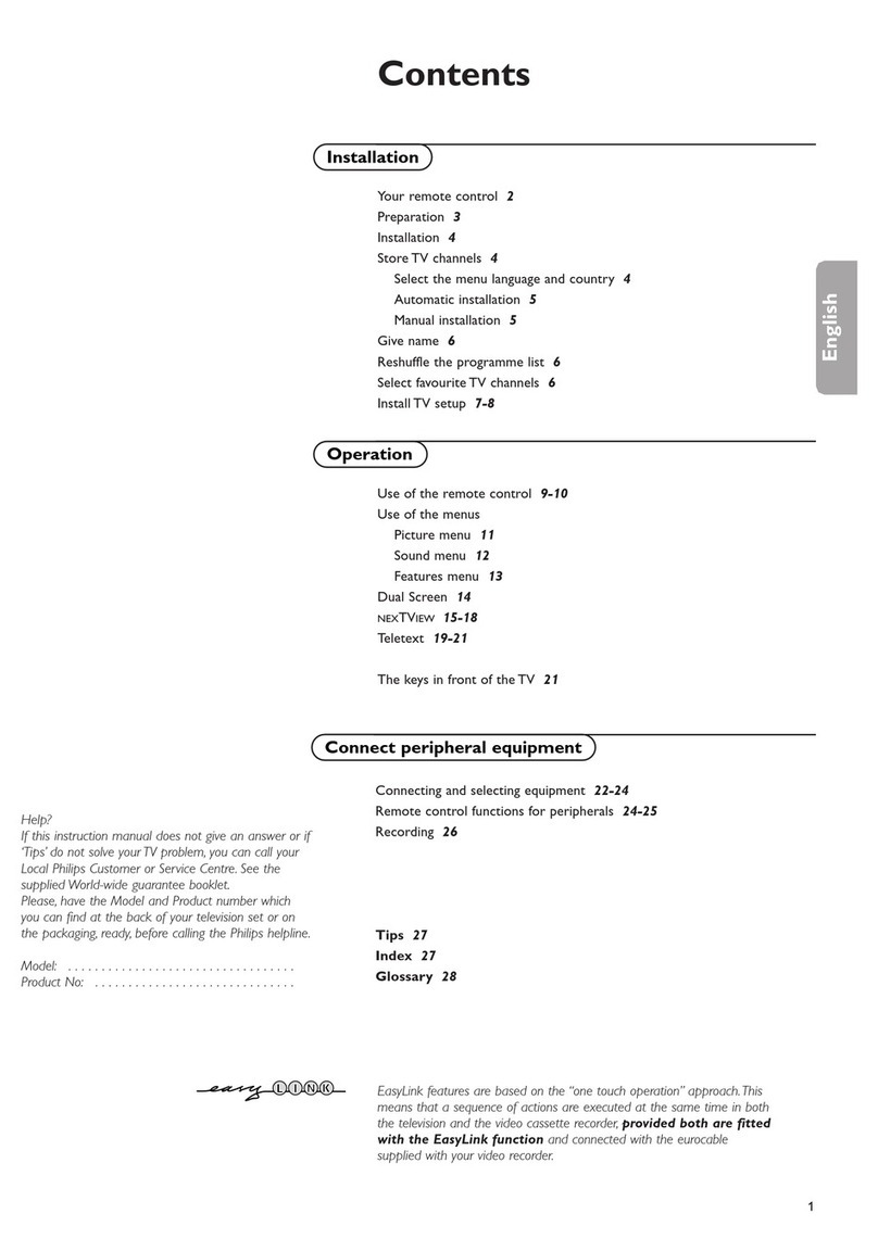 Philips Matchline 32PW9556/12E User manual