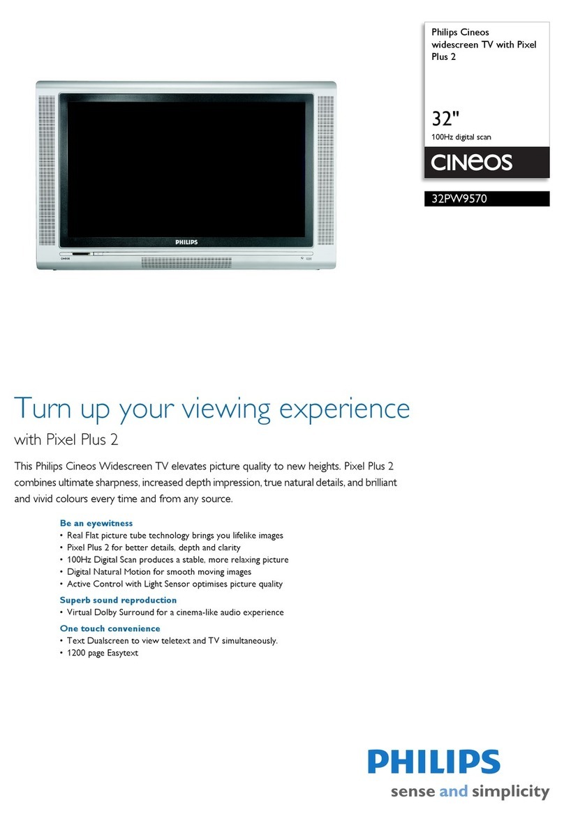 Philips Cineos 32PW9570 User manual