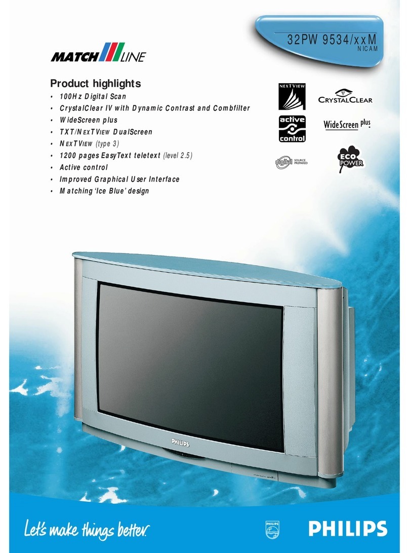 Philips 32PW9534 User manual Philips 32PW9534 User manual