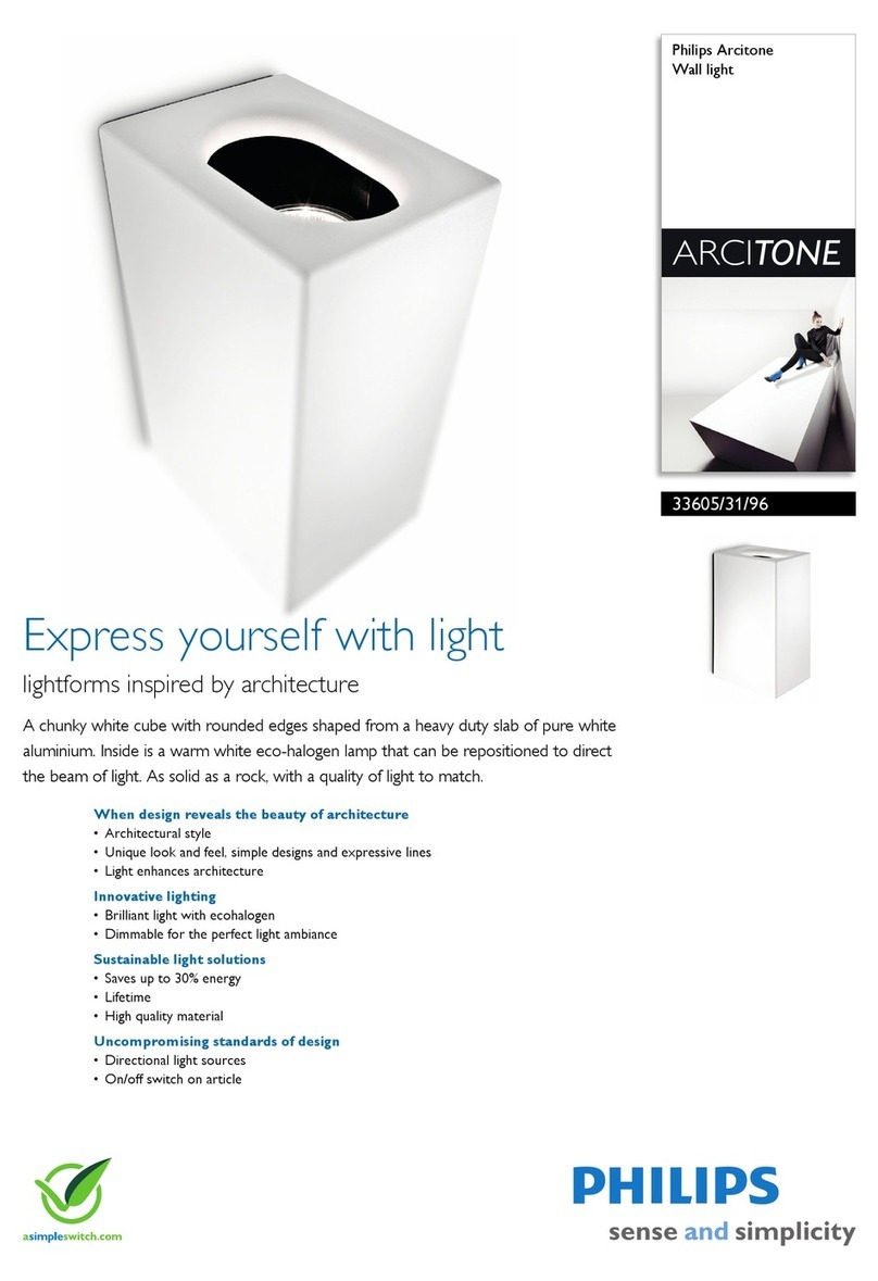 Philips Arcitone 336053196 User manual