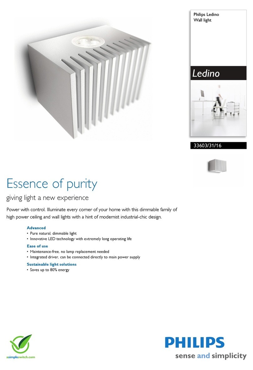 Philips Ledino 33603/31/16 User manual