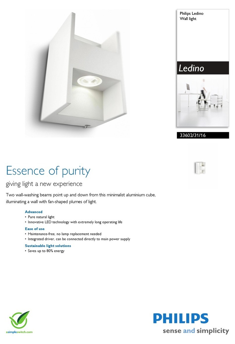 Philips Ledino 33602/31/16 User manual Philips Ledino 33602/31/16 User manual