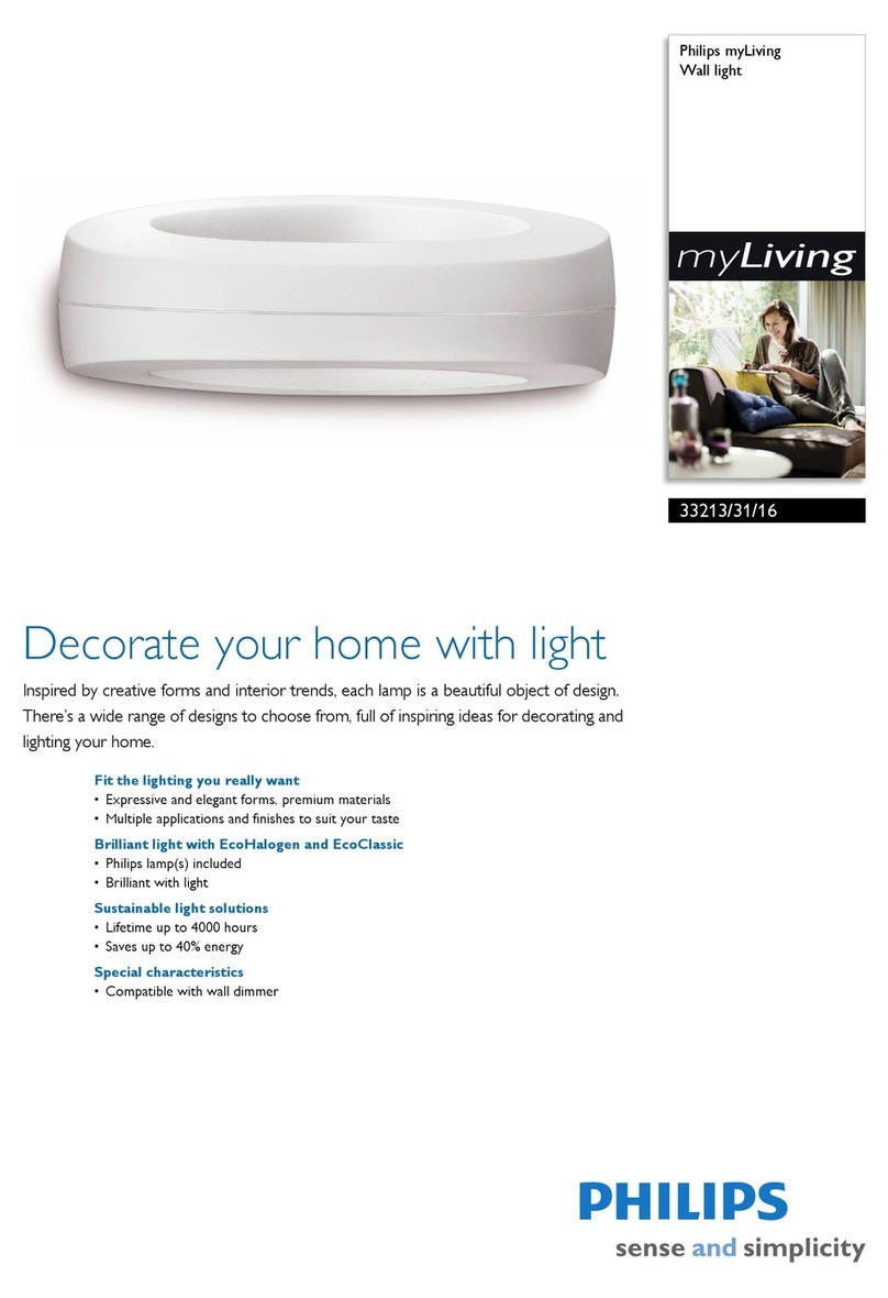 Philips myLiving 332133116 User manual