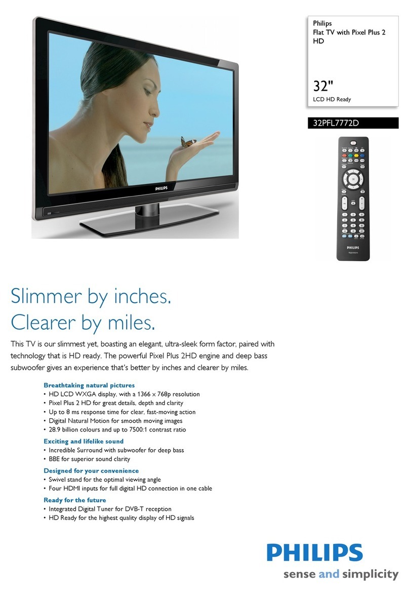 Philips 32PFL7772D User manual
