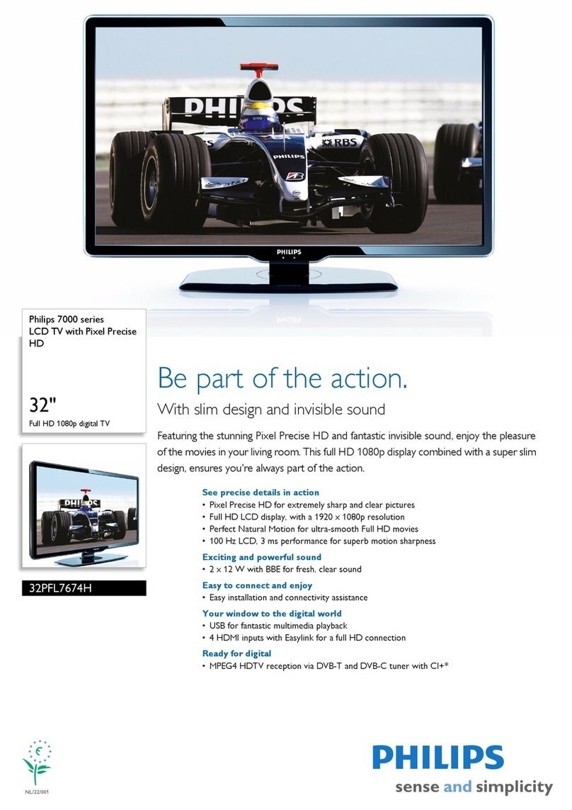 Philips 32PFL7674H User manual