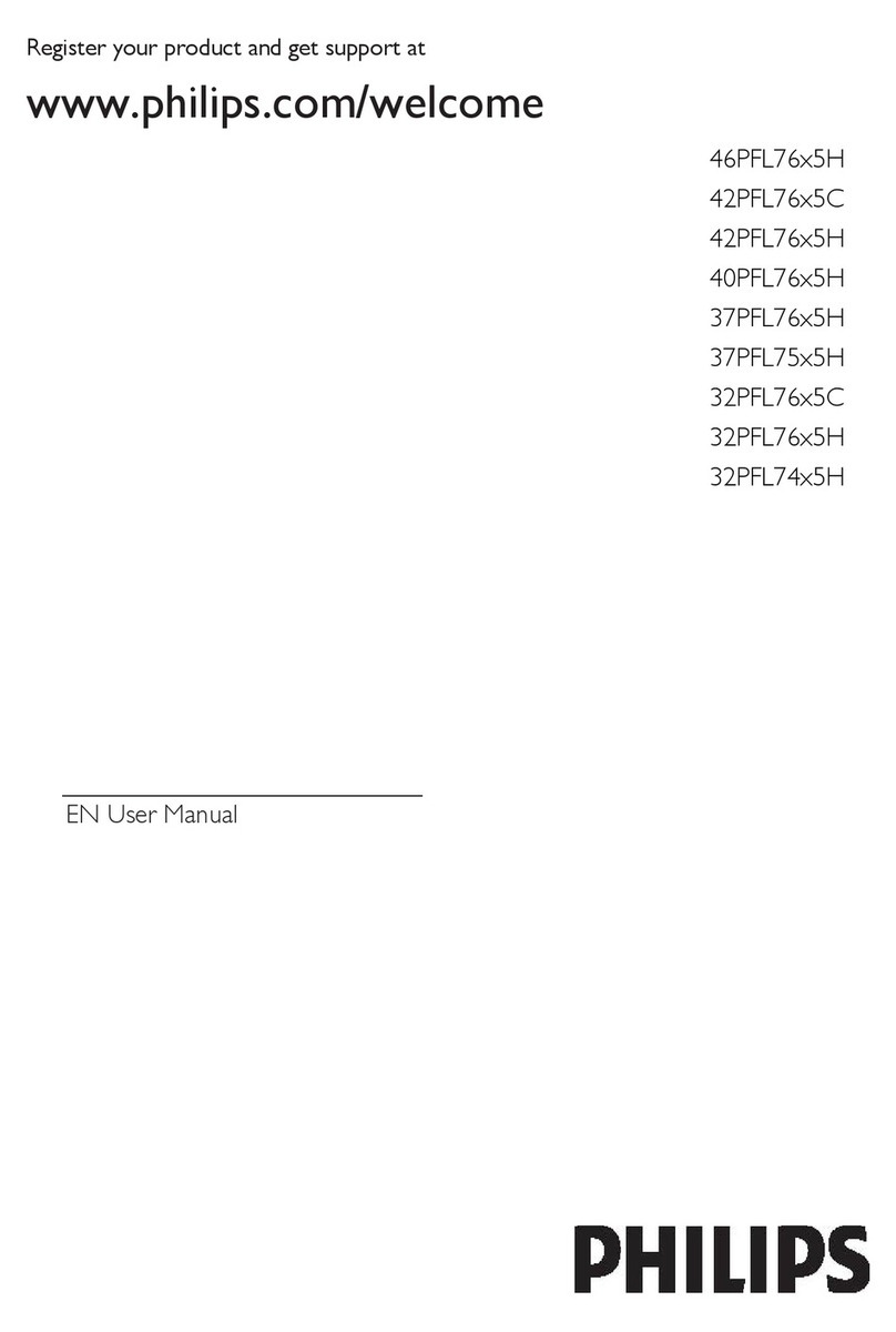 Philips 32PFL7605H User manual