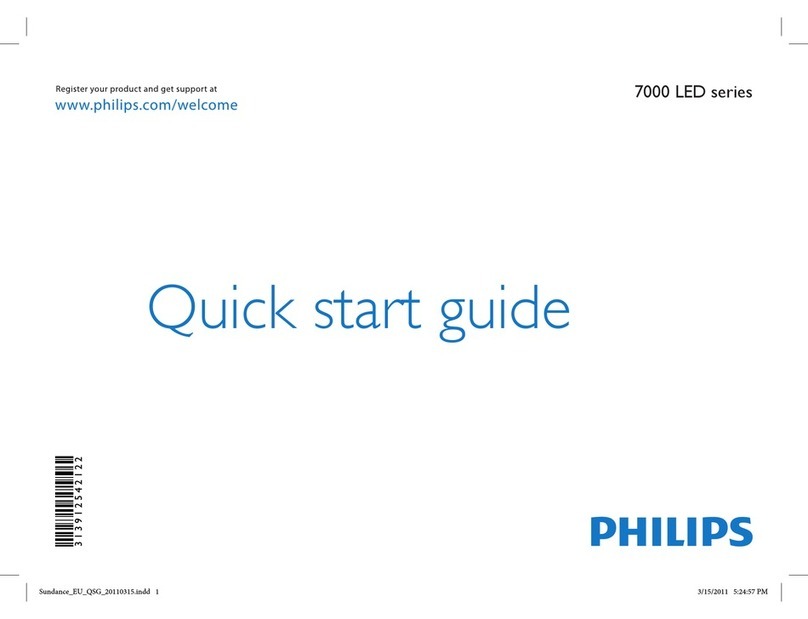 Philips 32PFL7606T User manual