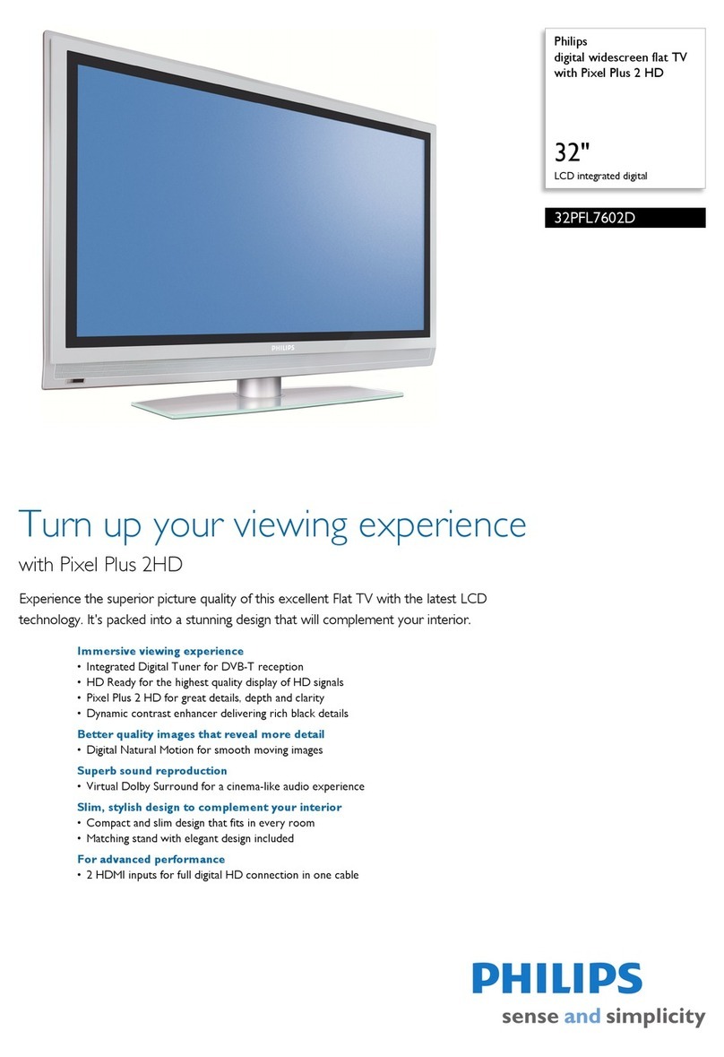 Philips 32PFL7602D - annexe 1 User manual