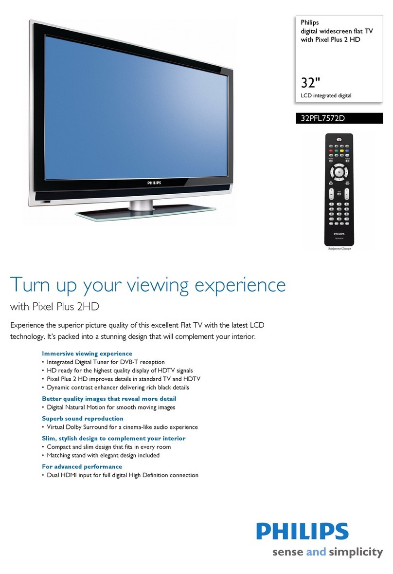 Philips 32PFL7572D - annexe 2 User manual Philips 32PFL7572D - annexe 2 User manual