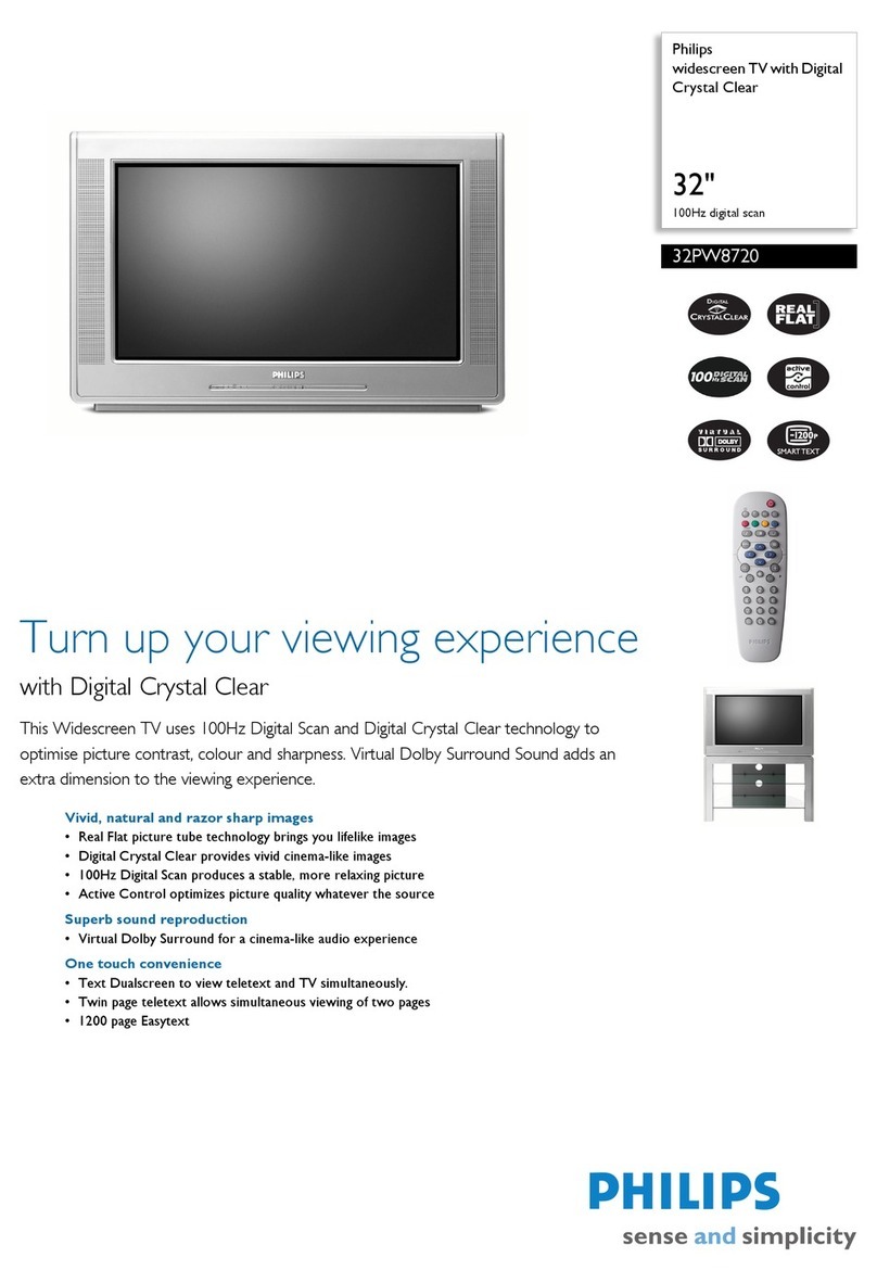 Philips 32PW8720 User manual