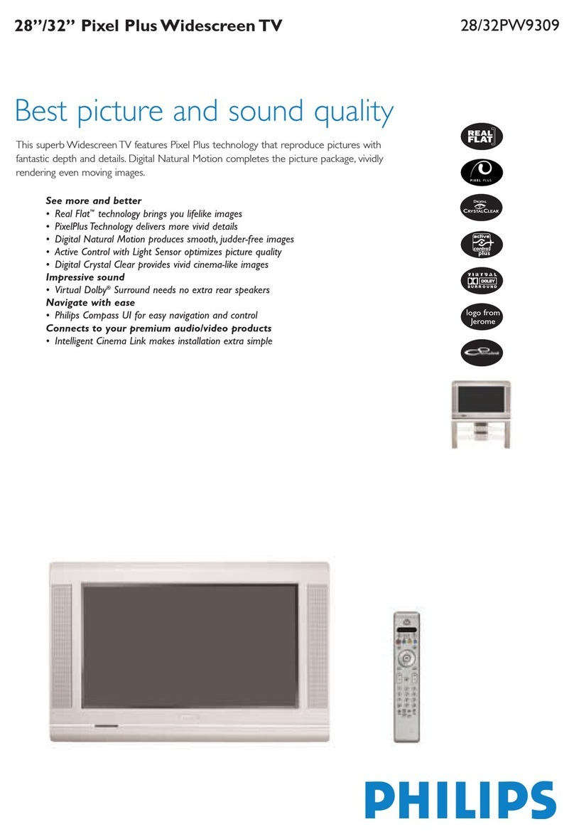 Philips 32PW9309 User manual