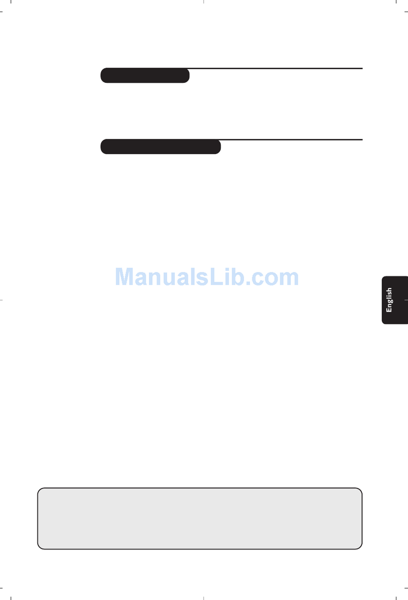 Philips 32PW8718 User manual Philips 32PW8718 User manual