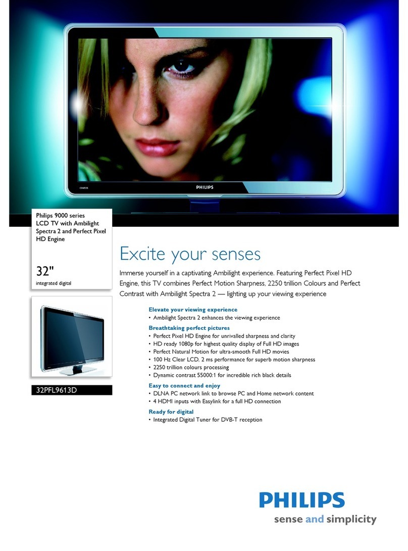 Philips 32PFL9613D User manual
