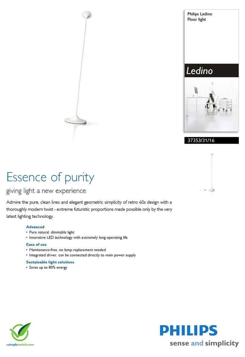 Philips Ledino 37353/31/16 Specifications