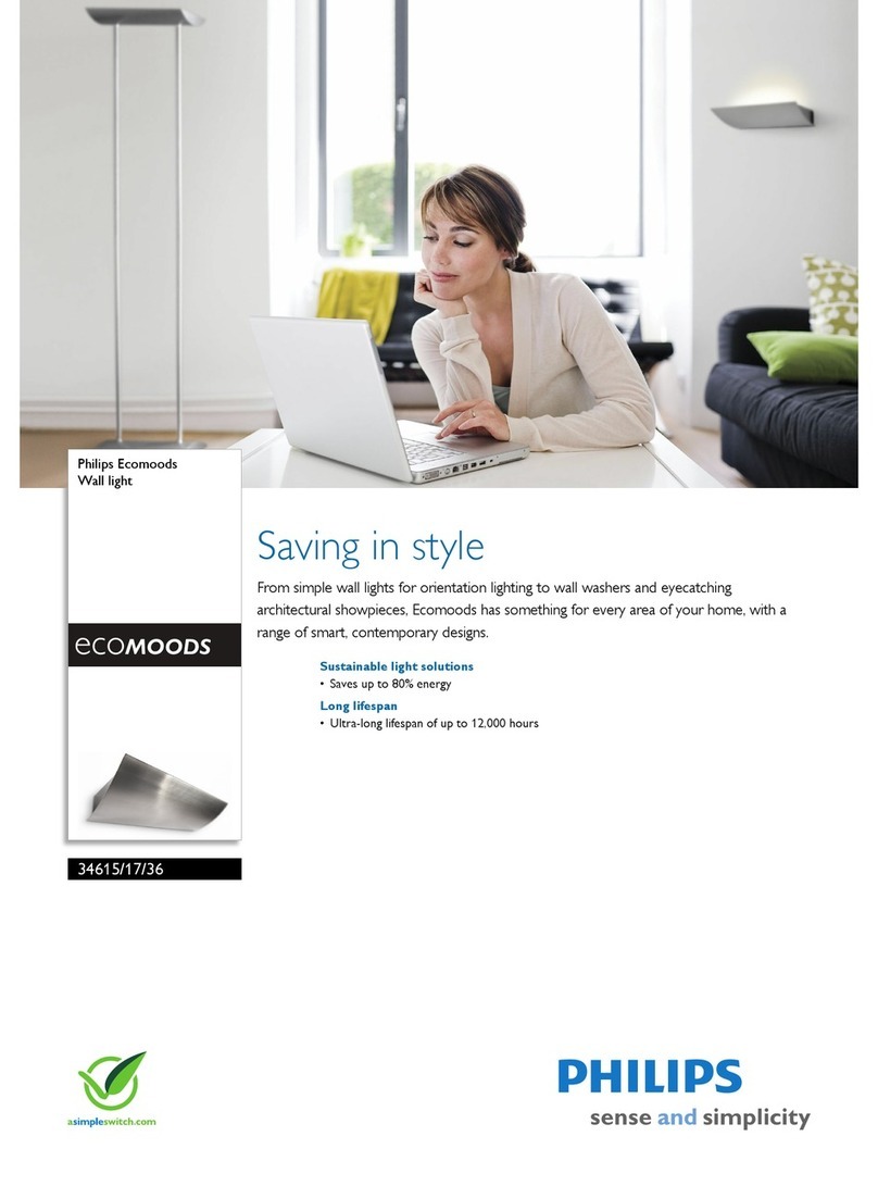 Philips ecomoods 34615/17/36 Specifications